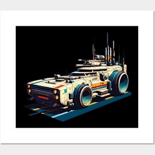 Sci-Fi Car Posters and Art